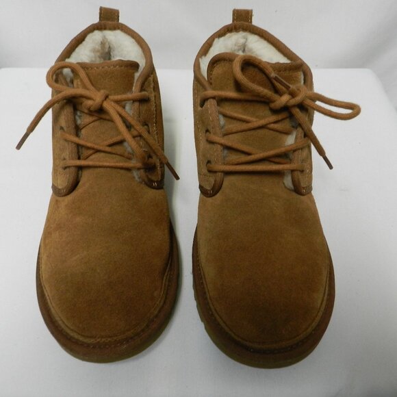 UGG Neumel Suede Chukka ankle lace up boots Shearling lined Men Casual Size Sz 9 - Picture 3 of 12